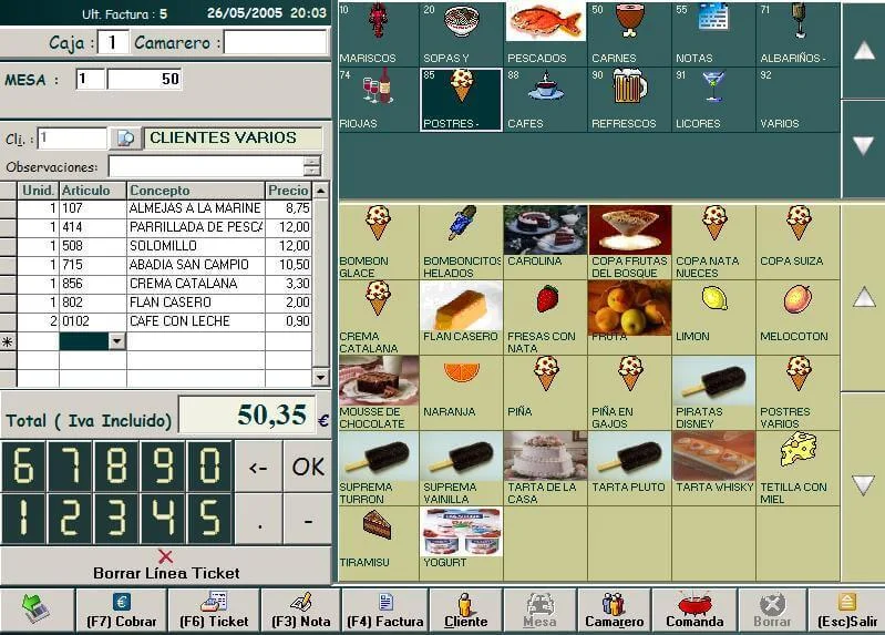 programa para restaurante