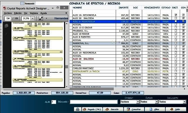 software para alimentación